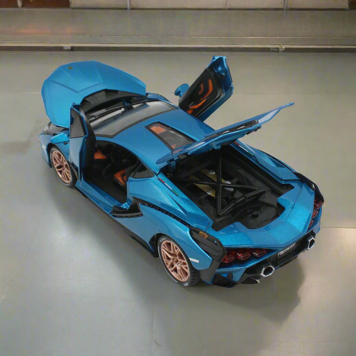 Diecast Lamborghini Sian Car with Light & Sound