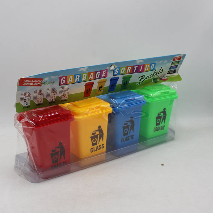 Garbage Sorting Buckets Pack of 4