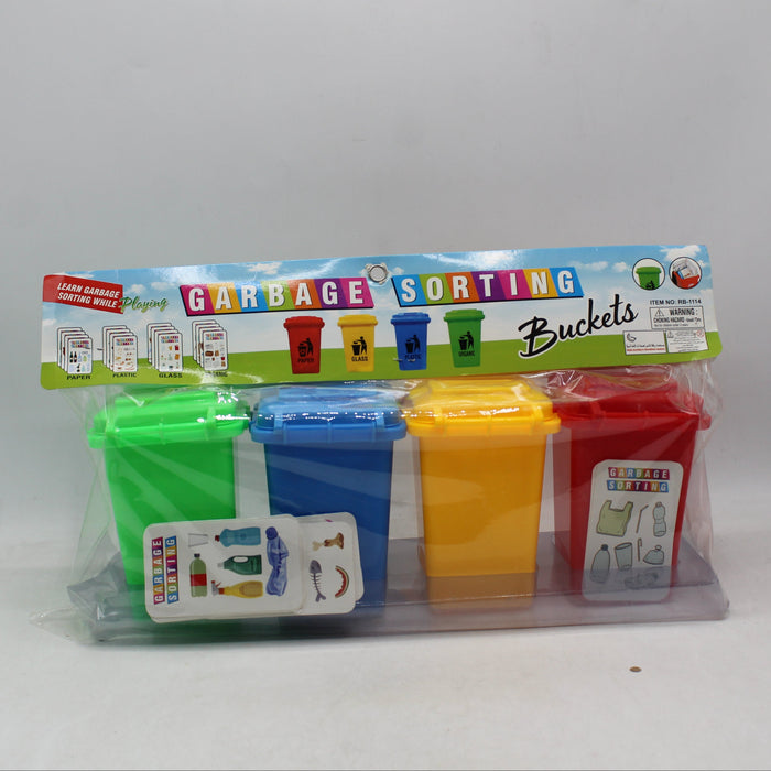 Garbage Sorting Buckets Pack of 4