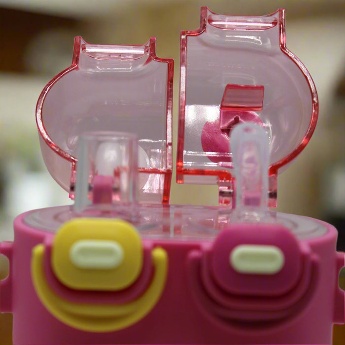 Rabbit Theme Double Sided Water Bottle