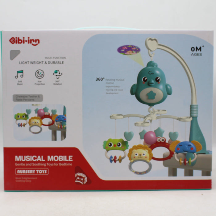 Hanging Baby Rattles Musical Crib