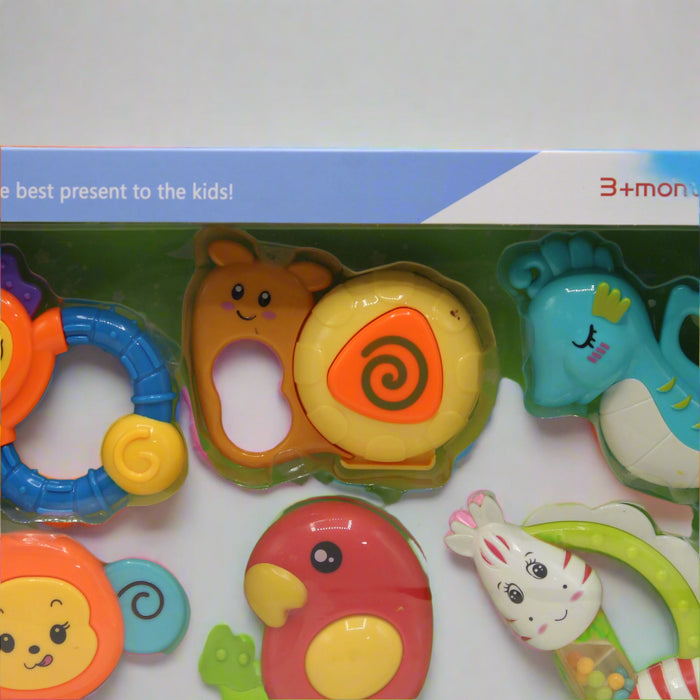 Different Animal Theme Baby Rattles