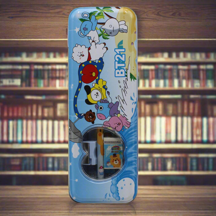 Cartoon Stationary Geometry Box