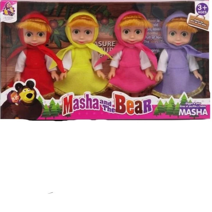 Buy Masha And The Bear 4 Dolls Online in Pakistan Khanaan.pk