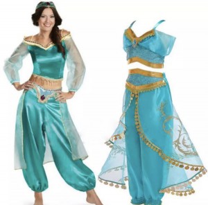 Girls Princess Jasmine Costume