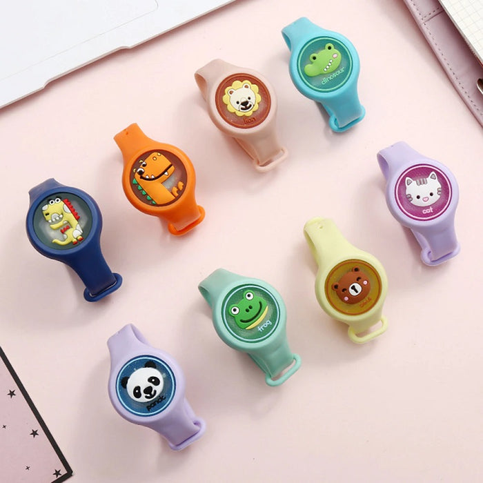 Anti-Mosquito Kids Cartoon Silicone Wristband Watch