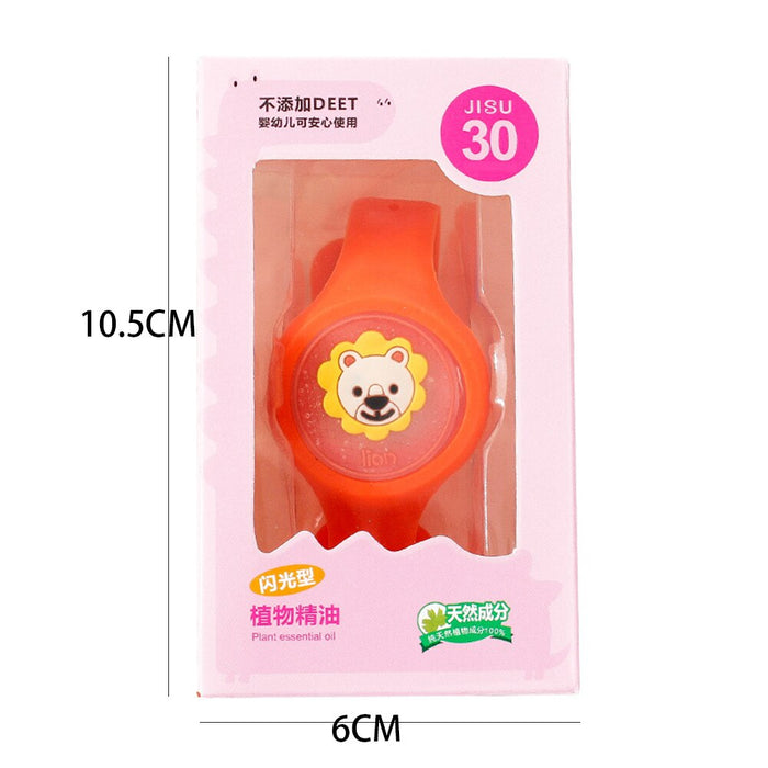 Anti-Mosquito Kids Cartoon Silicone Wristband Watch
