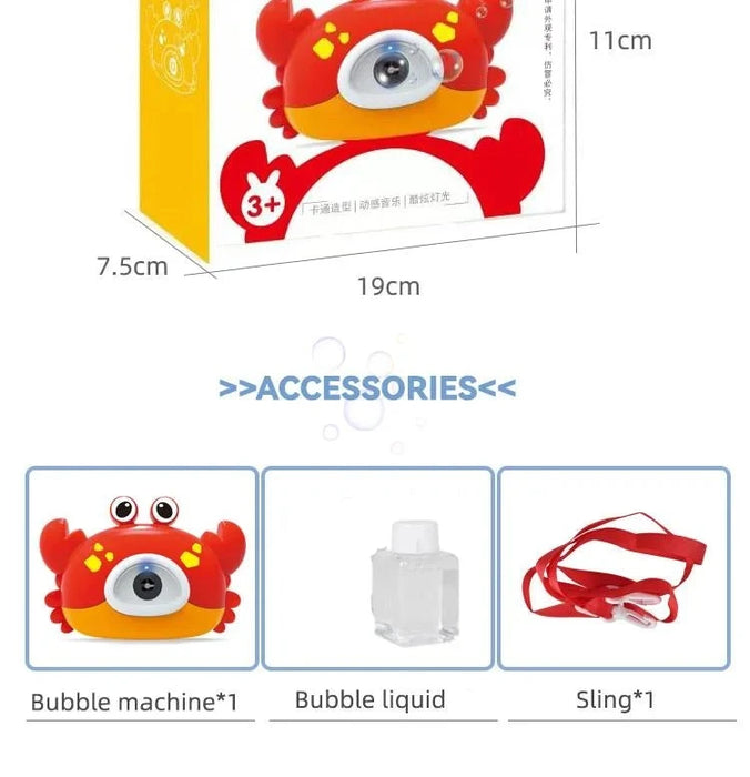 Crab Theme Bubble Camera