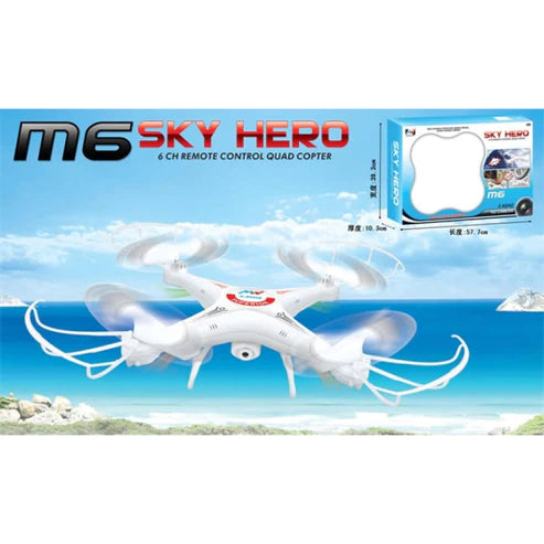 Aerocraft drone 6ch remote top control quadcopter