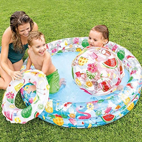 Intex Recreation 59460 Funny Inflatable Star Fish Pool Set Pack of 10 Multi-color