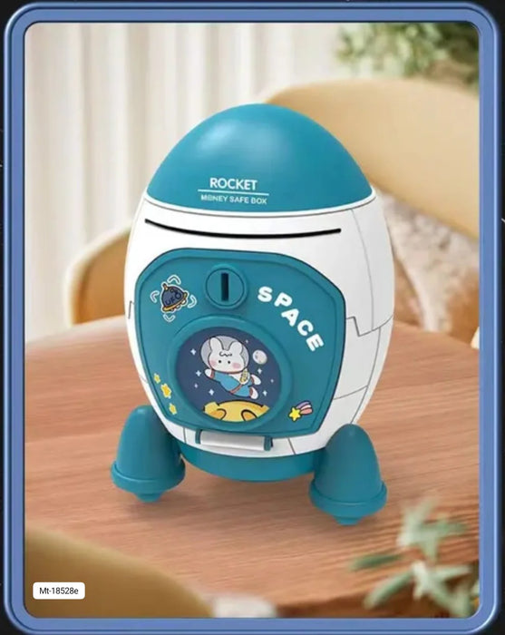 Rocket Shape Large Storage Money Box