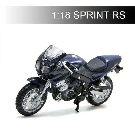 Moto Miniature Triumph Sprint Rs Blue 1/18 MAISTO