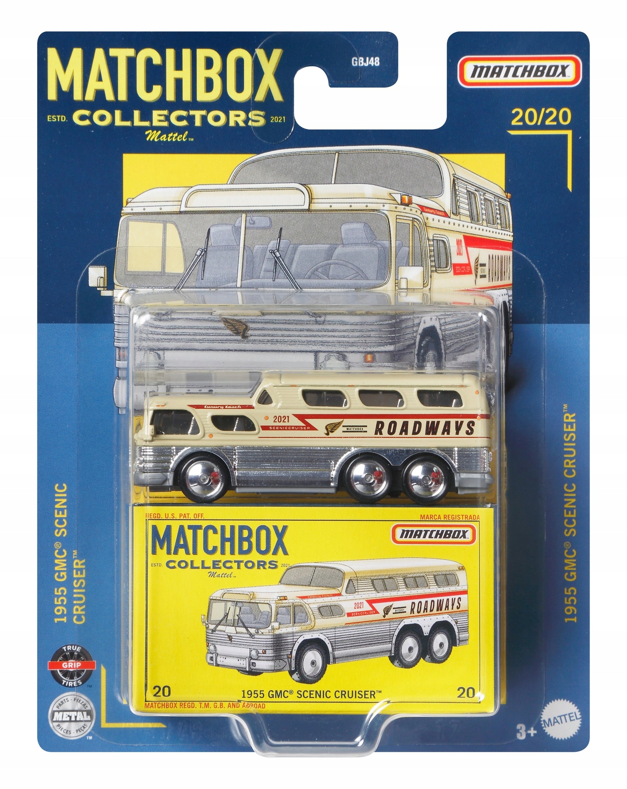 Buy Matchbox Diecast 1955 GMC Scenic Cruiser GRK35 Online in Pakistan ...