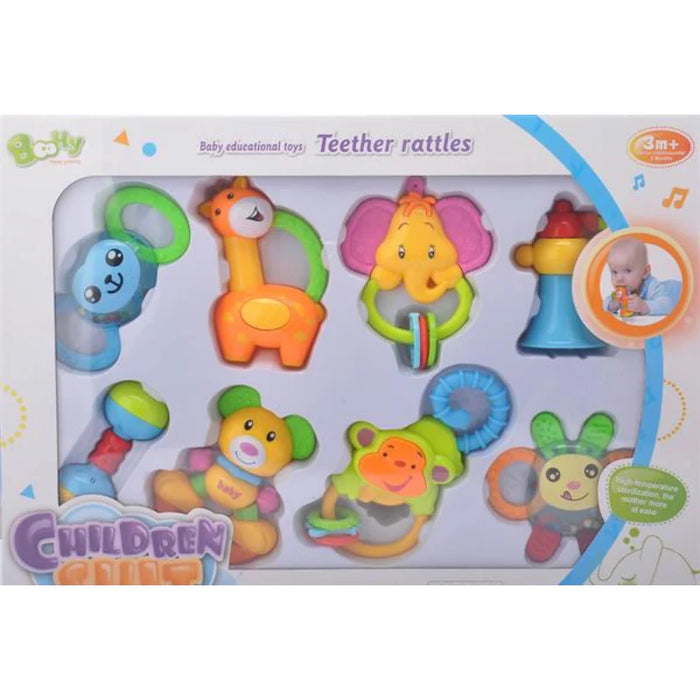 Pack of 8 Baby Teether Set