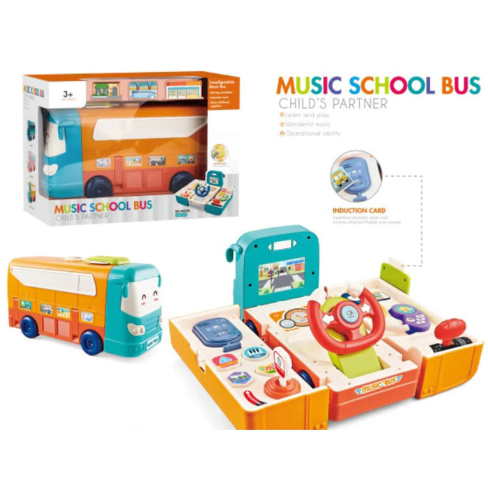 Music School Bus Child's Partner