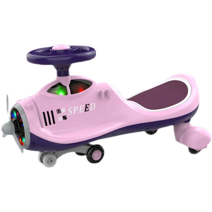 Aircraft Shape Swing Car with Light & Sound