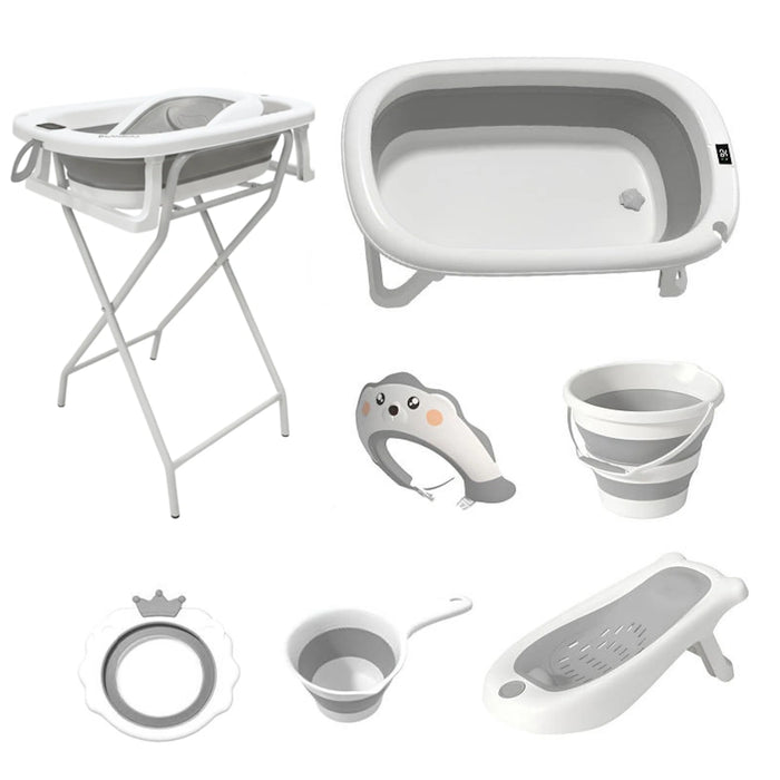 7 in 1 Baby Bath Tub Stand Set