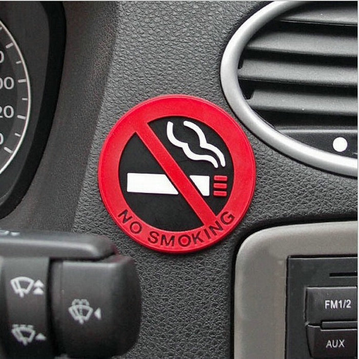 3 x Pack No Smoking Logo Car Stickers