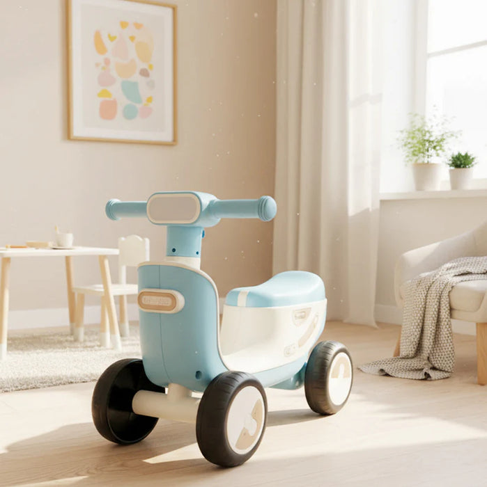 Scooter Shape Kids Push Car