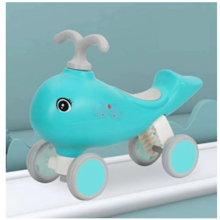 Dolphin Design Push Car WIth Music