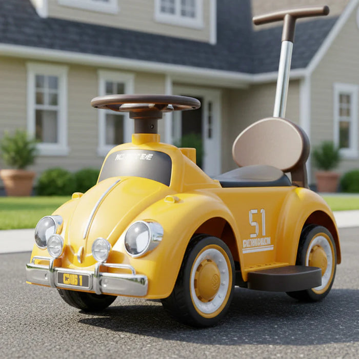 Old Foxy Push Car With Push Handle