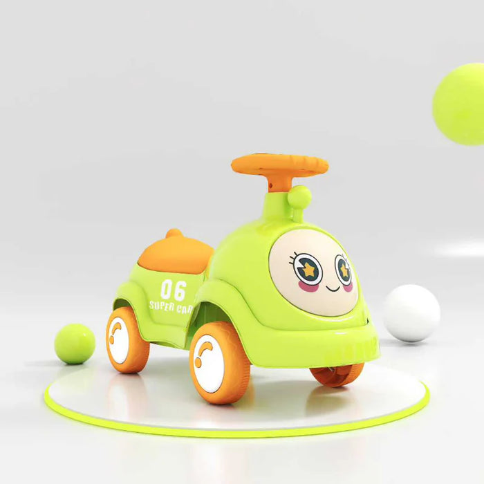 Cartoon Theme Kids Push Car