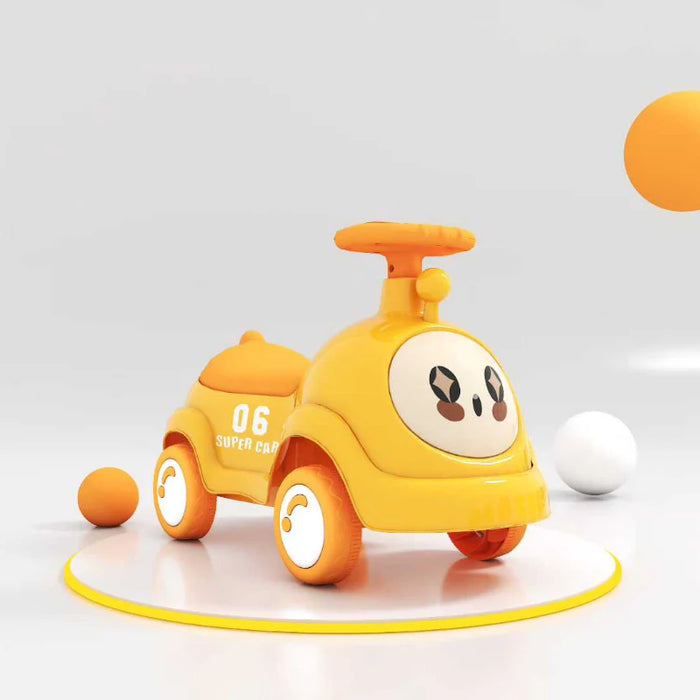 Cartoon Theme Kids Push Car
