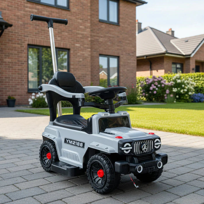 Mercedes Benz Push Car with Push Handle