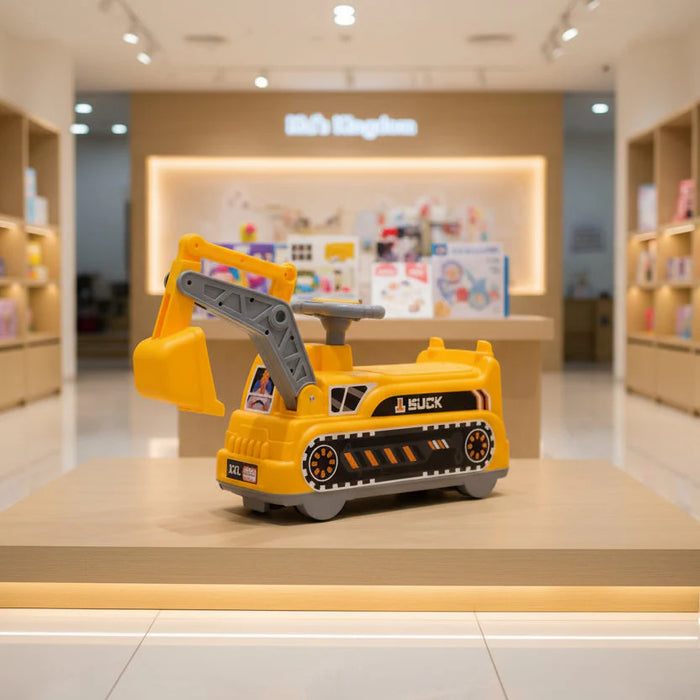 3D Wheel Excavator Push Car