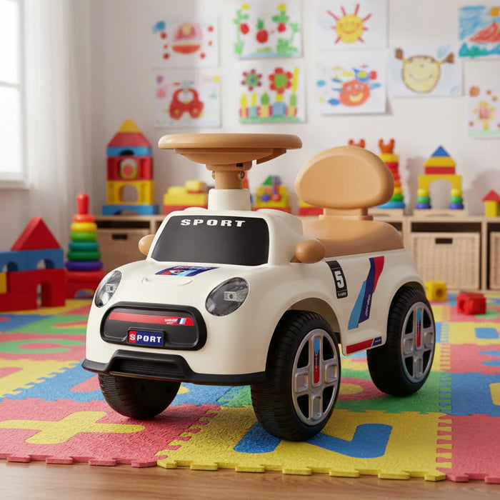Kids Steering Wheel Sports Push Car