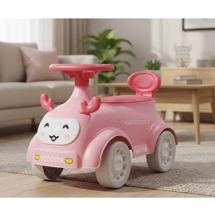 Cute Deer Kids Push Car