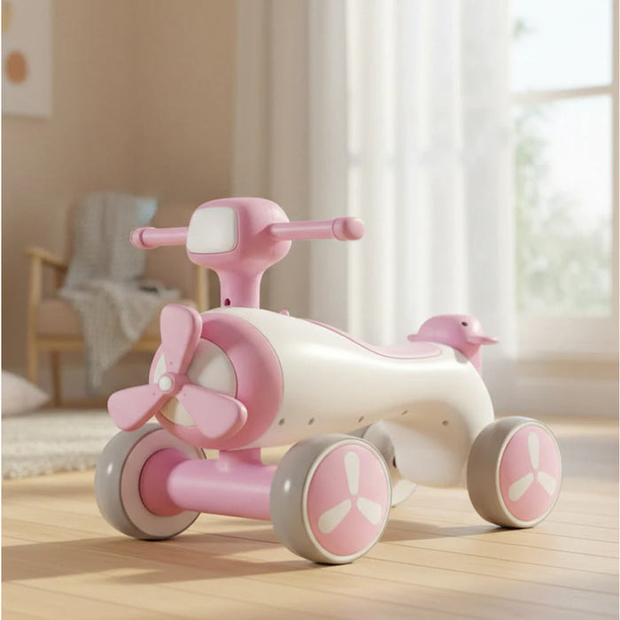 Airplane Design Kids Push Car