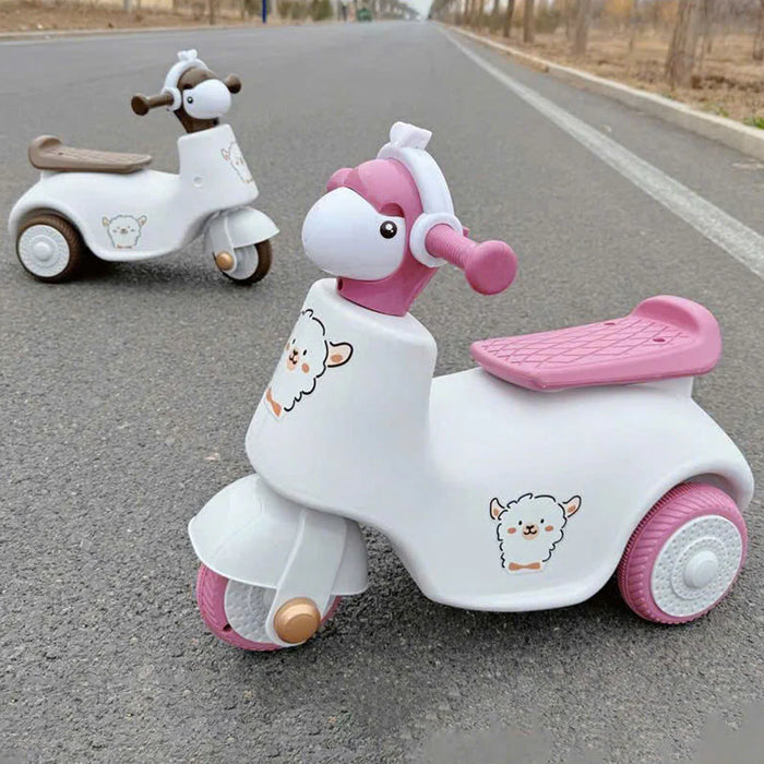 Cute Sheep & Lamb Vespa Scooter