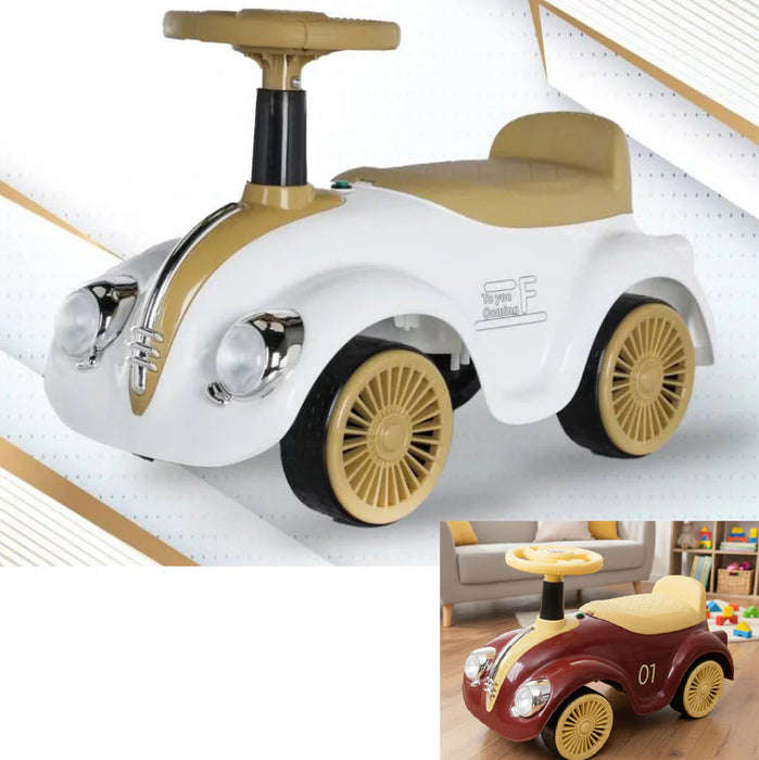 Vintage Steering Wheel Push Car