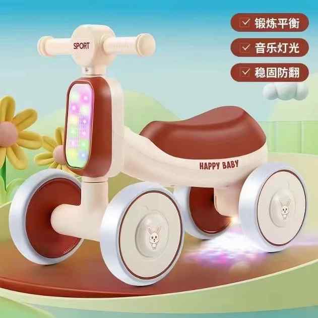 Kids Sport Push Car with LED Lights