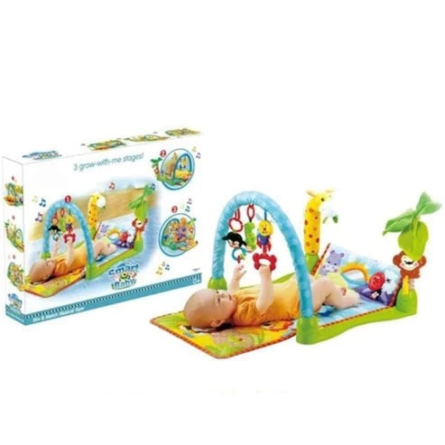 Baby Play Gym Mat with Rattles