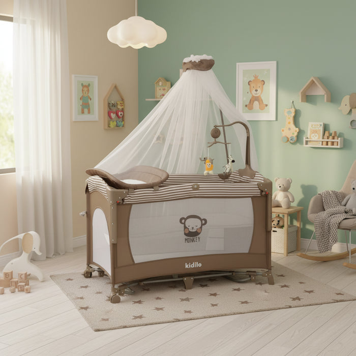 Kidilo Portable & Multi-funtional Baby Playpen