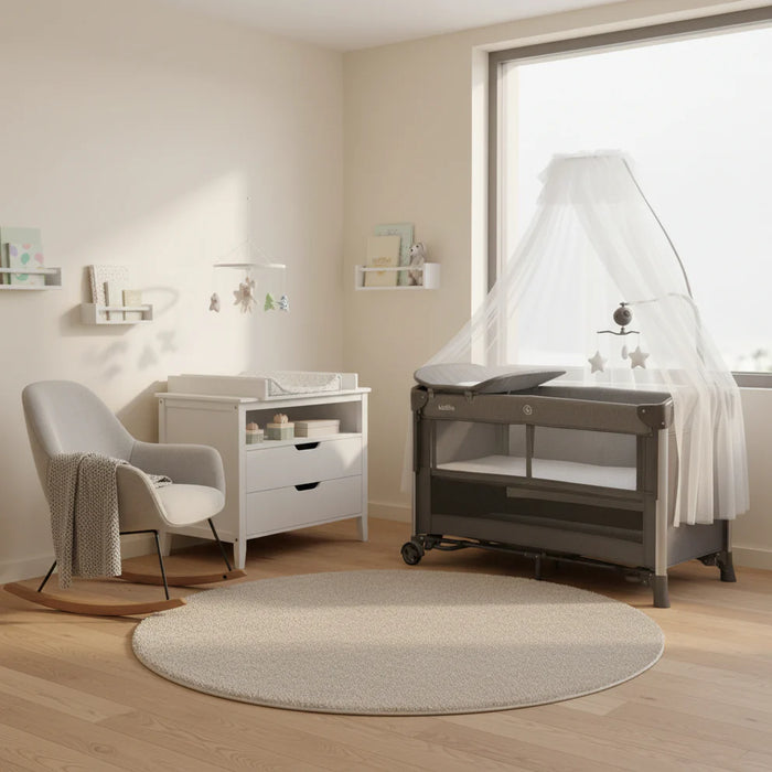 Portable Baby Playpen Cot with Net