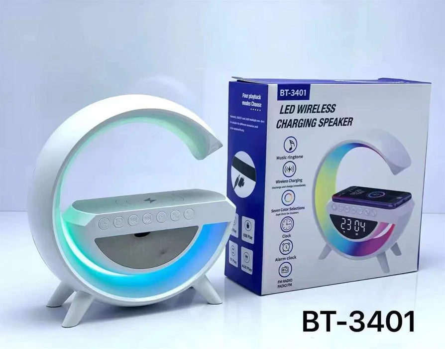 Multifunctional LED Wireless Charger & Speaker