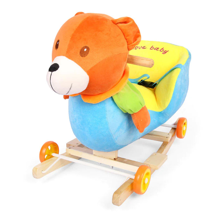 2 in 1 Bear Rocking Chair with Wheels