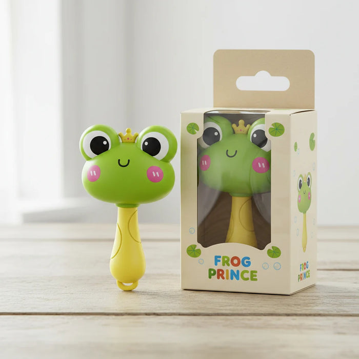 Frog Prince Theme Baby Rattle