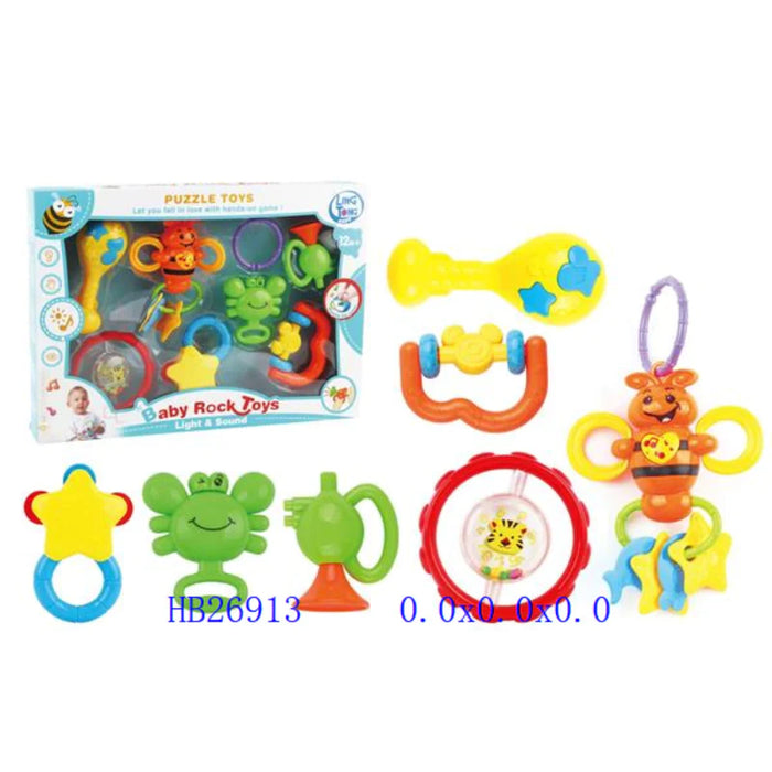 Baby Puzzle Rattle with Light & Sound