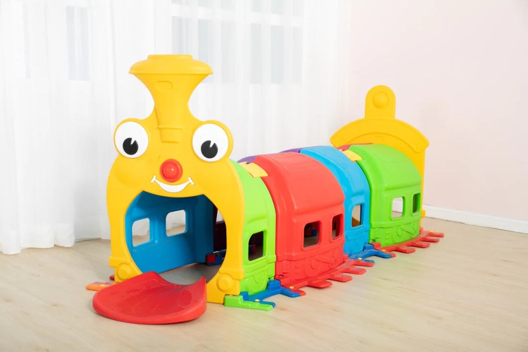 Train Shape Kids Hide & Seek Tunnel