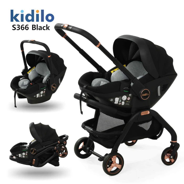 Kidilo 3 in 1 Baby Stroller