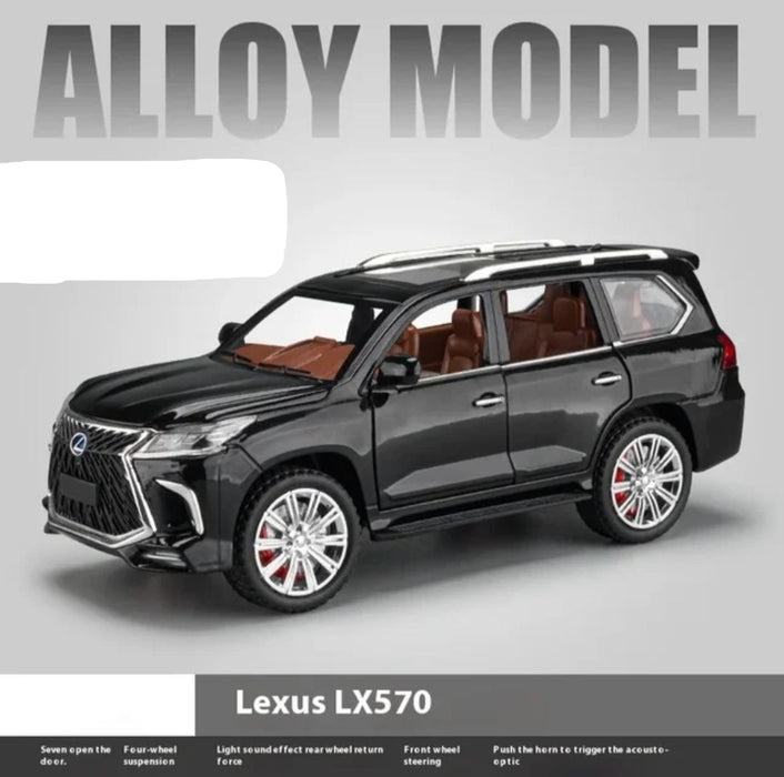 Diecast LX570 Lexus Car with Light & Sound