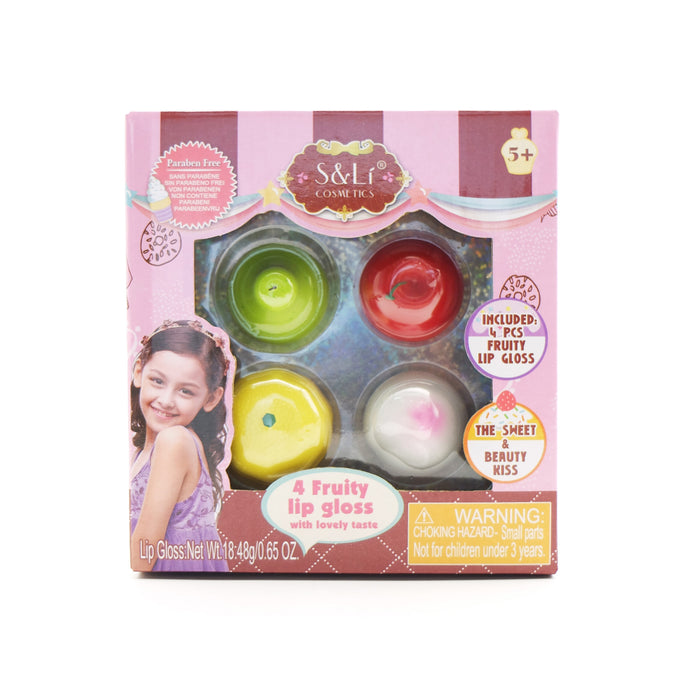 Pack of 4 Fruity Lip Gloss