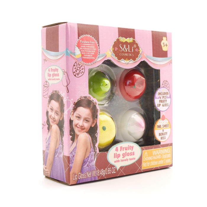 Pack of 4 Fruity Lip Gloss