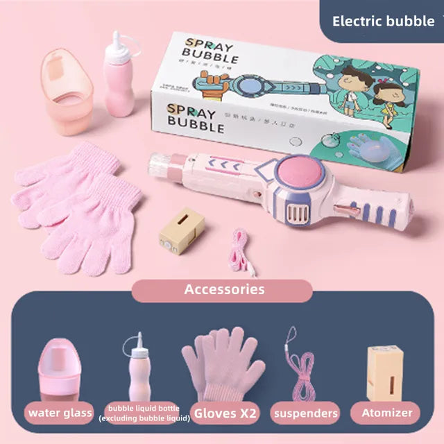 Electric Bubble Spray Wand Machine Stick