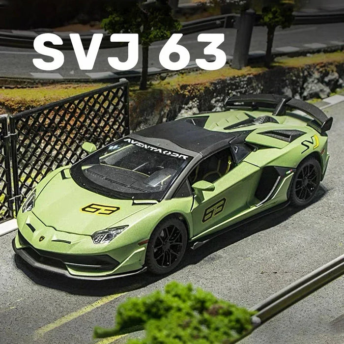 Diecast Lamborghini Aventador SVJ 63 Car