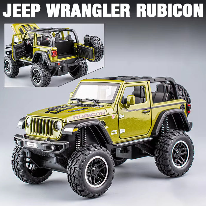Diecast Wrangler Rubicon Jeep with Light & Sound